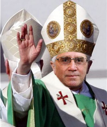 Cr Bill Pickering of Ryde in the Papal RObes